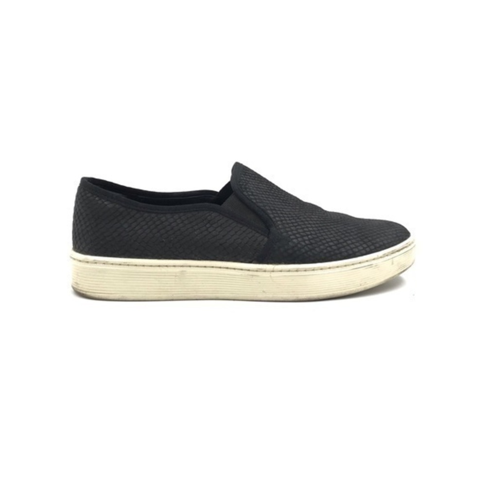 Sofft Somers Slip On Black Faux Snake Skin Sneakers Size 9